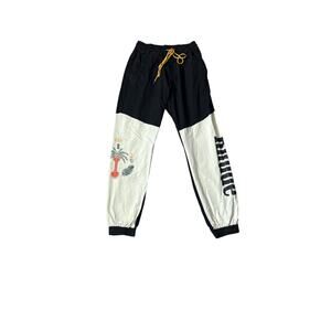 Authentic Rhude SSENSE Exclusive Black & Off-White Flight Lounge Pants Mens XL